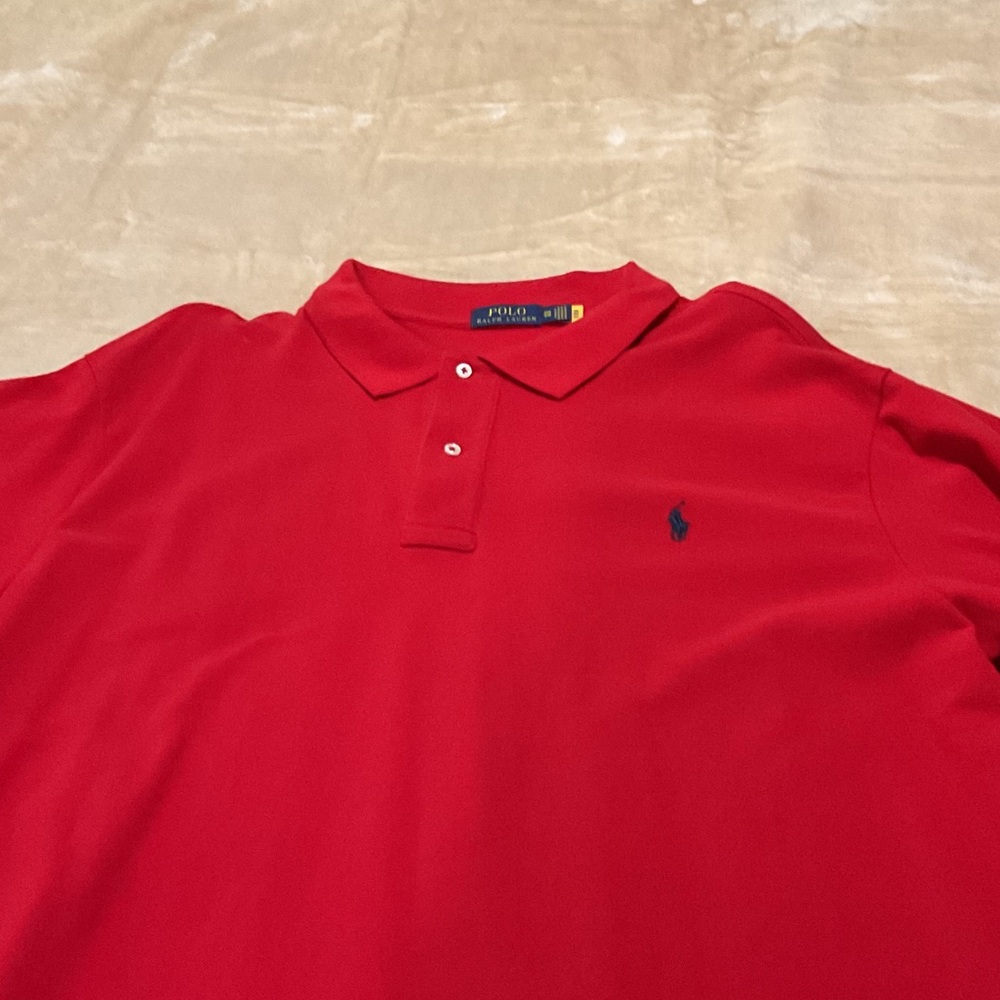 Polo by Ralph Lauren Men's Bright Red Polo Shirt